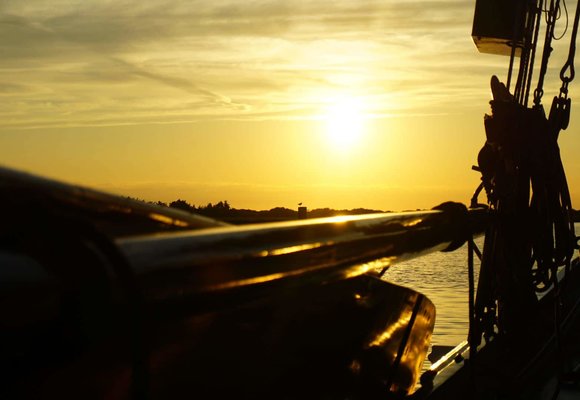 Zeilen op het IJsselmeer